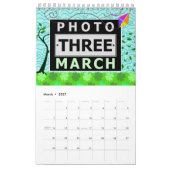 季節かわいらしの情景 | カスタム写真2025 カレンダー (3月 2027)