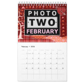 季節かわいらしの情景 | カスタム写真2025 カレンダー (2月 2026)