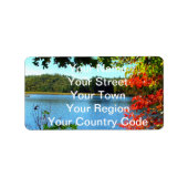 季節が自然に変わる ラベル (正面)