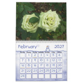 季節ごとのバラ カレンダー (2月 2027)