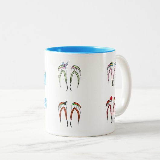 季節ごとのフリップフロップマグカップ ツートーンマグカップ (正面右)