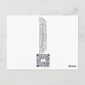 季節ごとのレミンス:氷スケートで滑る ポストカード (裏面)