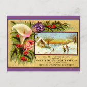 季節ごとのレミンス:氷スケートで滑る ポストカード (正面)