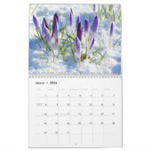 季節ごとの写真カレンパーソナライズされたダー カレンダー (3月 2026)