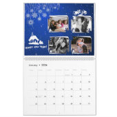 季節ごとの家族の写真フレームのパーソナライズされた画像 カレンダー (1月 2026)