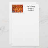 季節ごとの文房具紅葉母 便箋 (正面/裏面)