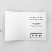 季節すてき。会社のクリスマスカード シーズンカード (内部)