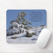 季節と季節の風光明媚な冬 マウスパッド (マウス)