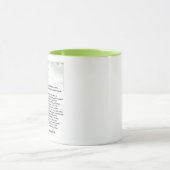 季節と時間の緑 マグカップ (中央)