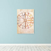 季節と月の歯車 キャンバスプリント (インサイチュ (ウッドフロア))