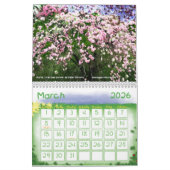 季節によるファインアートの12か月 カレンダー (3月 2026)