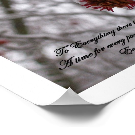 季節のあるすべてのものへ ポスター (角)