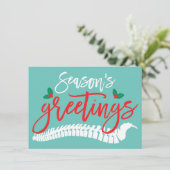 『季節のお祝いのスパインとヒイイクリスマス』 シーズンカード (スタンド正面)