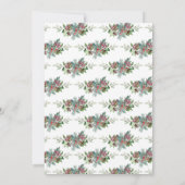 季節のお祝い ホリデーパーティー 招待状 (裏面)