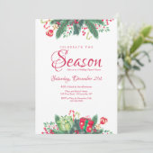 季節のお祝い ホリデー オープン ハウス 招待状 (スタンド正面)