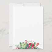 季節のお祝い ホリデー オープン ハウス 招待状 (裏面)