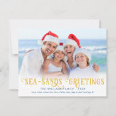 季節のごあいさつおもしろいビーチ シーズンカード (正面)