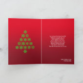 季節のごあいさつによって折られるカード シーズンカード (内部)