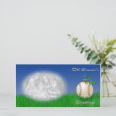 季節のごあいさつの写真テンプレートを離れて シーズンカード (スタンド正面)