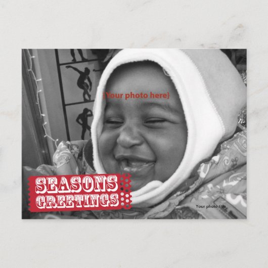 季節のごあいさつの郵便はがき シーズンポストカード (正面)