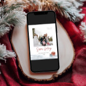 季節のごあいさつウィンターギフトホリデーカード シーズンカード