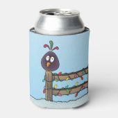 季節のごあいさつカートゥーンバードオンフェンス 缶クーラー (缶正面)