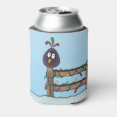 季節のごあいさつカートゥーンバードオンフェンス 缶クーラー (缶裏面)