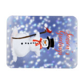 季節のごあいさつカード磁石 マグネット (横)