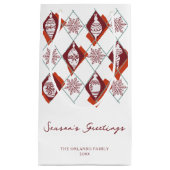 季節のごあいさつクリスマススススススカンジナビアヴィア スモールペーパーバッグ (正面)