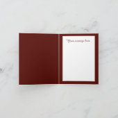 季節のごあいさつクリスマス・ジンジャーブレッド・メッセージ シーズンカード (内部)