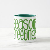 季節のごあいさつグリーンマグ マグカップ (中央)