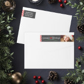 季節のごあいさつシャルボードフォト差出人住所 ラップアラウンドラベル