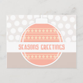 季節のごあいさつシンプルクリスマス シーズンポストカード