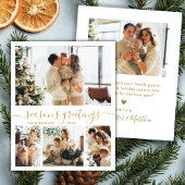 季節のごあいさつスクリプト4フォトクリスマスカード