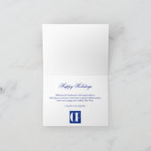 季節のごあいさつスノウビジネスホリデーカード シーズンカード (内部)