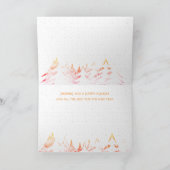 季節のごあいさつスノーラデンツリーズホワイトクリスマス シーズンカード (内部)