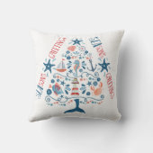 季節のごあいさつス航海のリーコースタルクリスマス クッション (裏面)