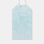 季節のごあいさつズピンクフラミンゴinサンタハット ギフトタグ (裏面)