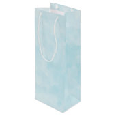 季節のごあいさつズピンクフラミンゴinサンタハット ワインギフトバッグ (裏面アングル)