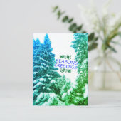 季節のごあいさつツリーズヴェルデ葉書 ポストカード (スタンド正面)