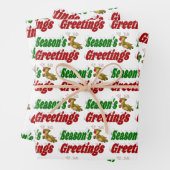 季節のごあいさつトナディアクリスマスタイポグラフィ ラッピングペーパーシート (インサイチュ)