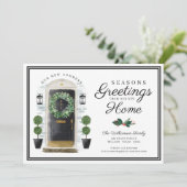 季節のごあいさつニューホームブラックウォーターカラードア シーズンカード (スタンド正面)