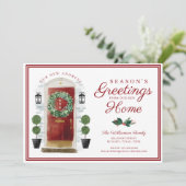 季節のごあいさつニューホームレッドウォーターカラードア シーズンカード (スタンド正面)