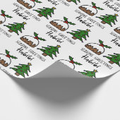 季節のごあいさつハビビアラビアクリスマス ラッピングペーパー (角)