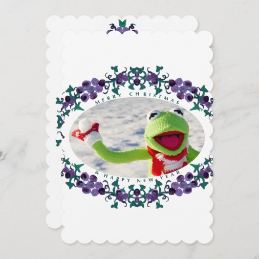 季節のごあいさつフォトフレームInvスケーラブル 招待状 (正面/裏面)