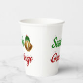 季節のごあいさつベルクリスマススクリプト 紙コップ (右)