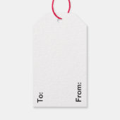 季節のごあいさつベルズクリスマスタイポグラフィ ギフトタグ (裏面)