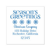 季節のごあいさつホリデイ差出人住所 セルフインキングスタンプ (デザイン)