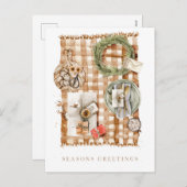 季節のごあいさつホリデーウォーターカラー シーズンポストカード (正面/裏面)