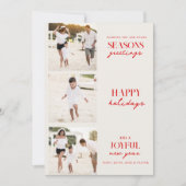 季節のごあいさつホリデークリスマスカードの写真 シーズンカード (正面)